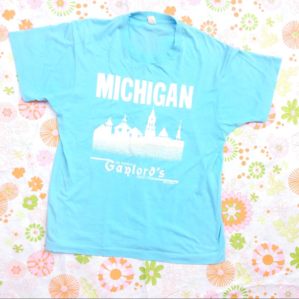 [VTG] Single Stitch Michigan Souvenir Tee